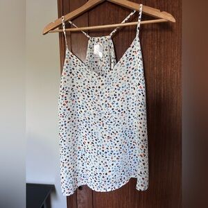 Women's Spaghetti Strap Printed Top